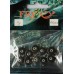 Груз ушастый рыбацкий, таблетка (эксцентрик) цвет Silvereyes Black, 10шт в уп., вес 4г